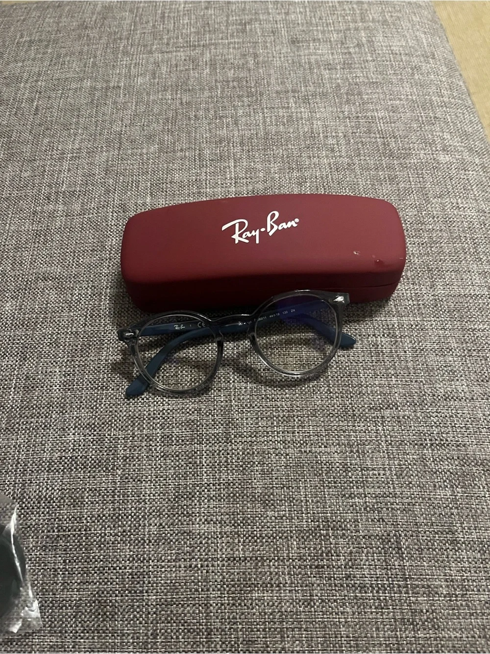 Ray-Ban RJ9064S Kids Clear Gray Round Eyeglasses/Sunglasses lens 44-19